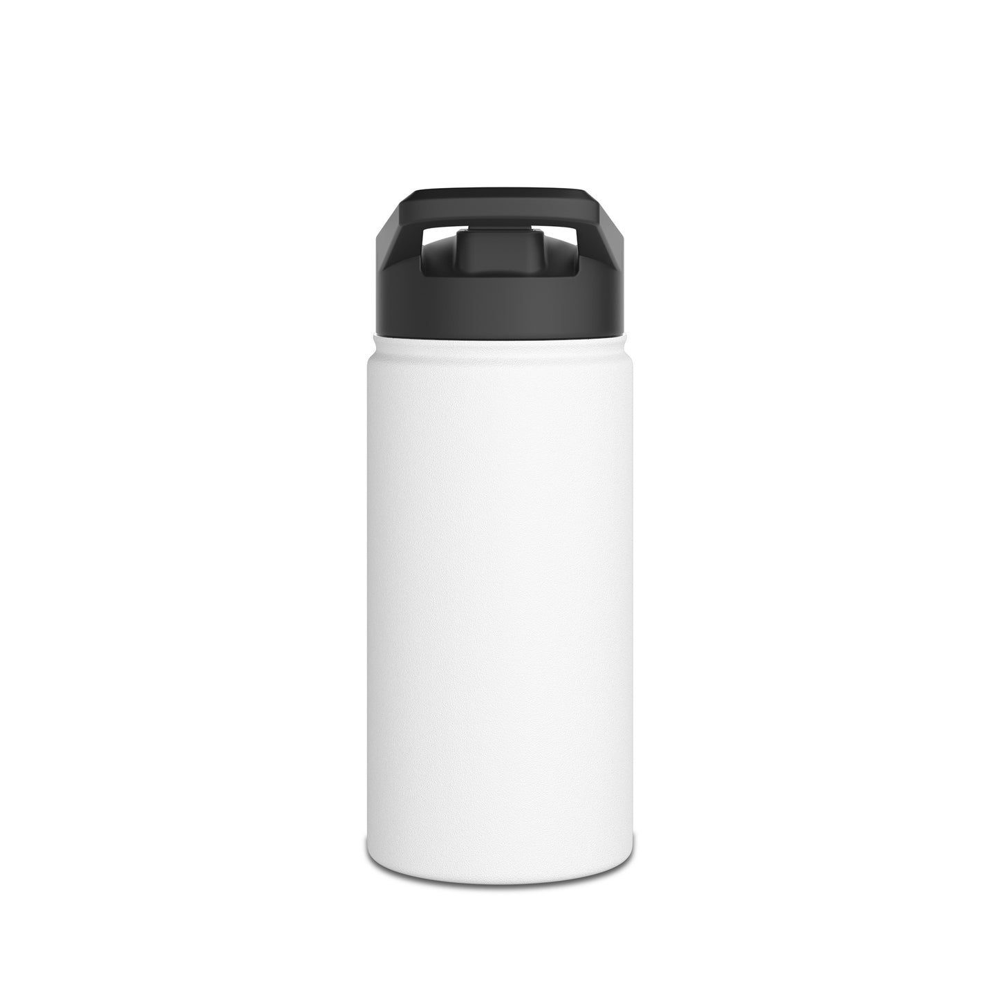 T.N.S.S.M.C. White Stainless Steel Water Bottle