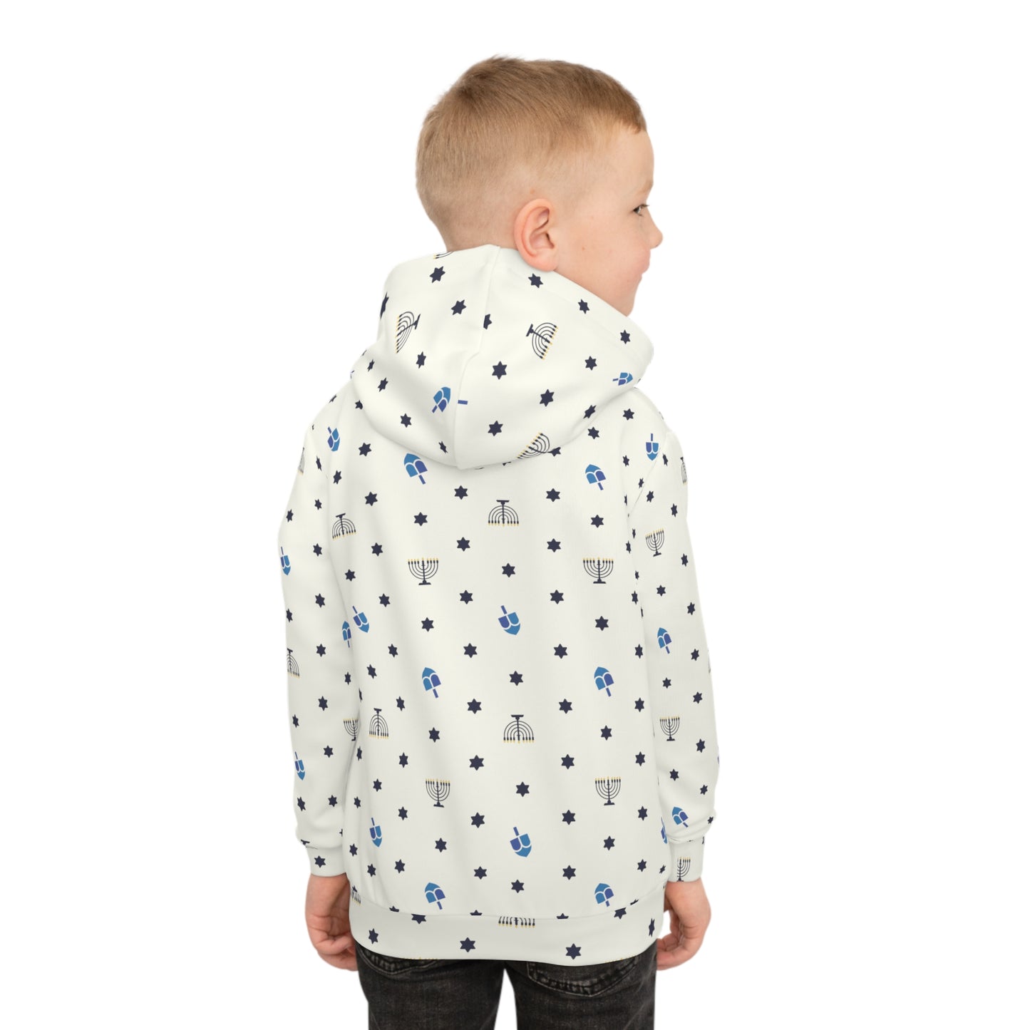 Chanukah Pattern Children's Hoodie