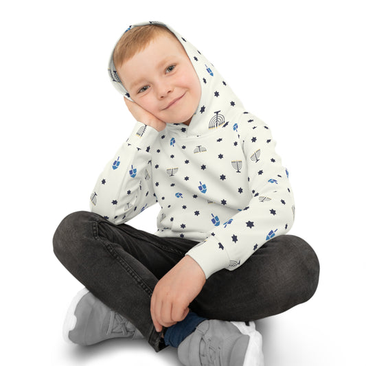 Chanukah Pattern Children's Hoodie