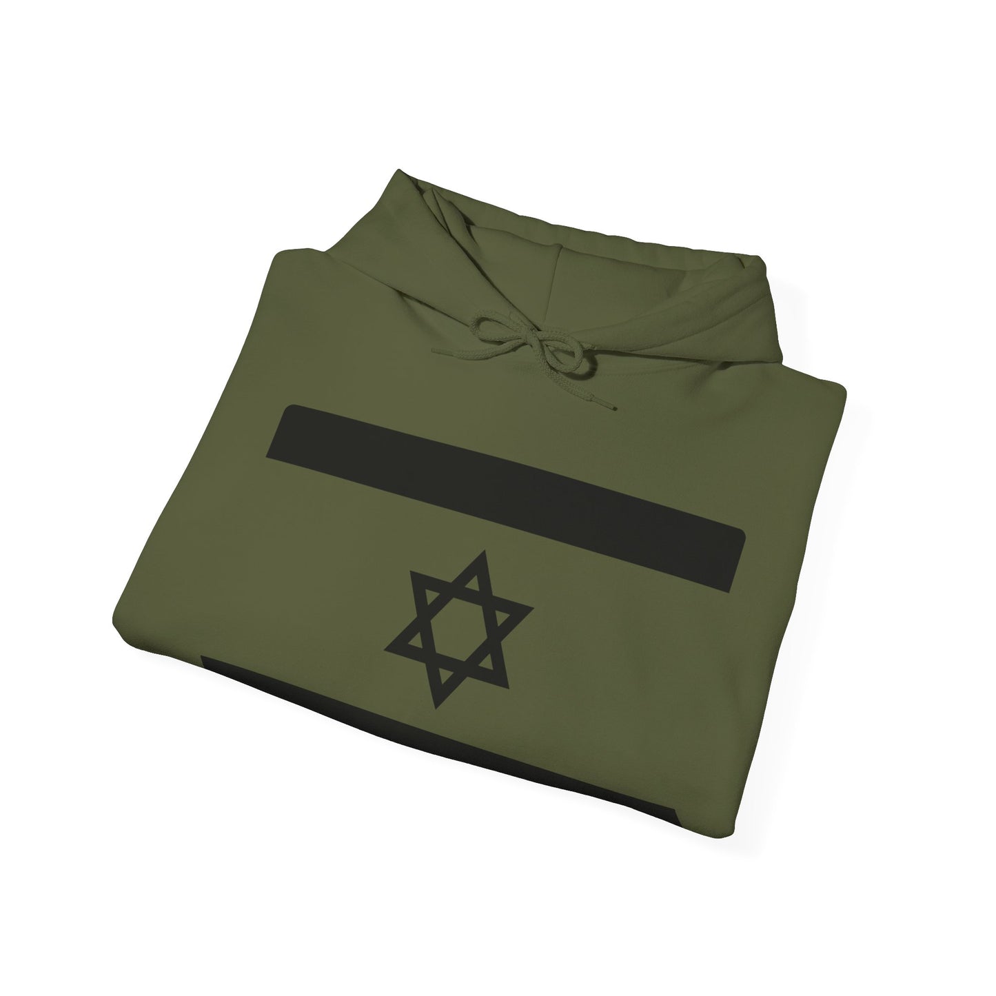 Military Israeli Flag Hooded Sweatshirt