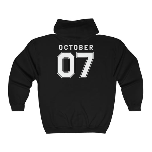 Oct 07 Jersey Style Zip Up