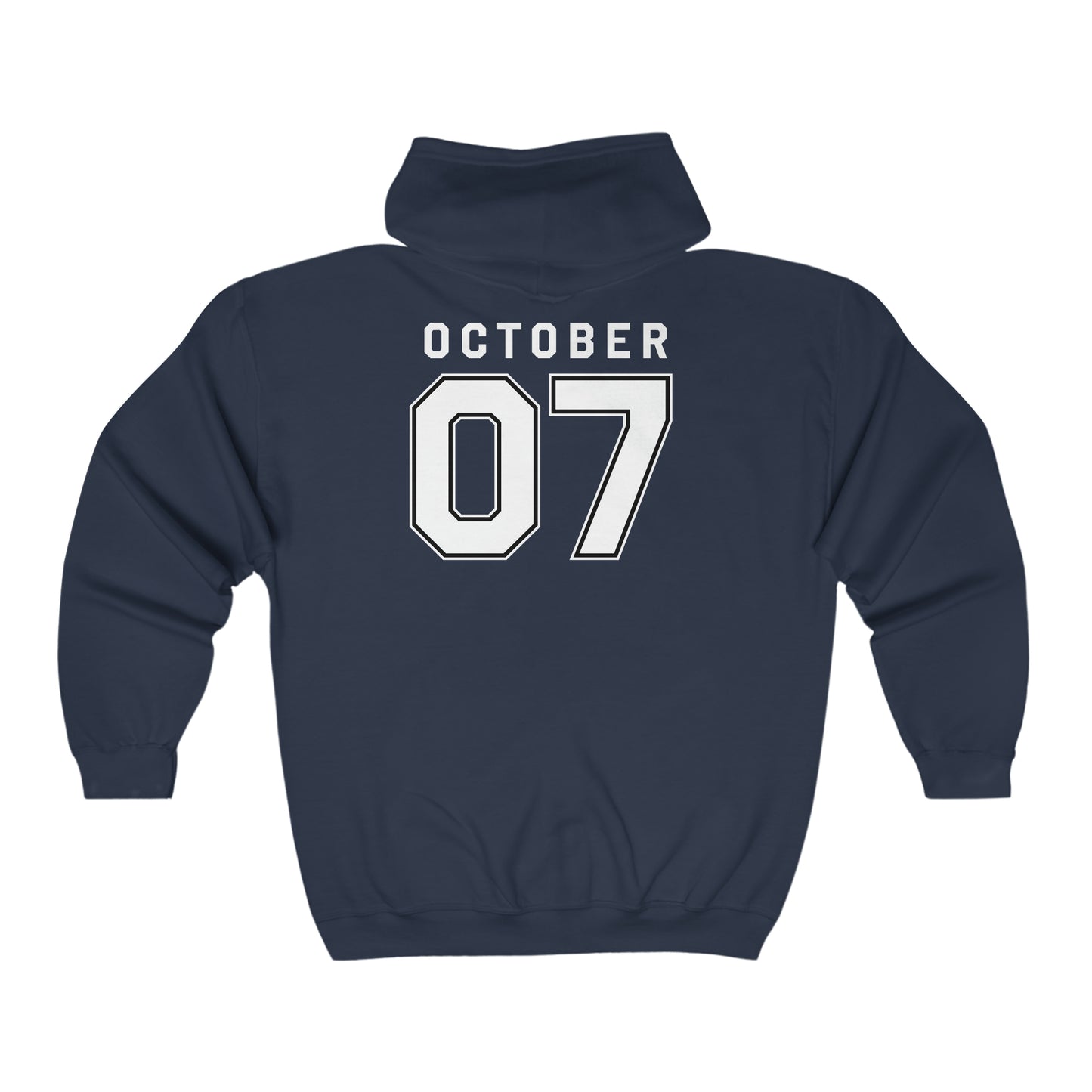 Oct 07 Jersey Style Zip Up