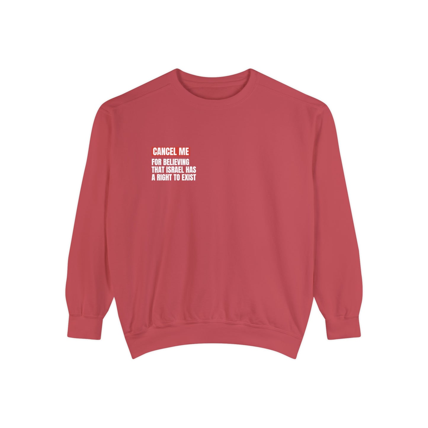 CM for Believing That Israel Has a Right To Exist Sweatshirt