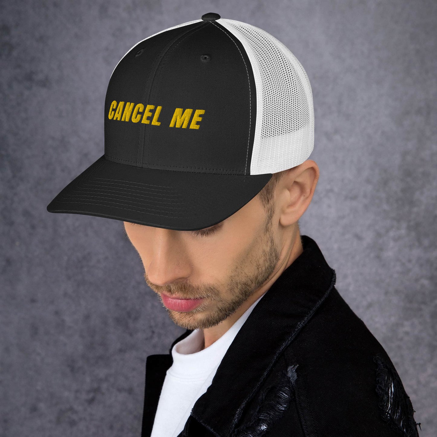 Cancel Me Embroidered Trucker Cap