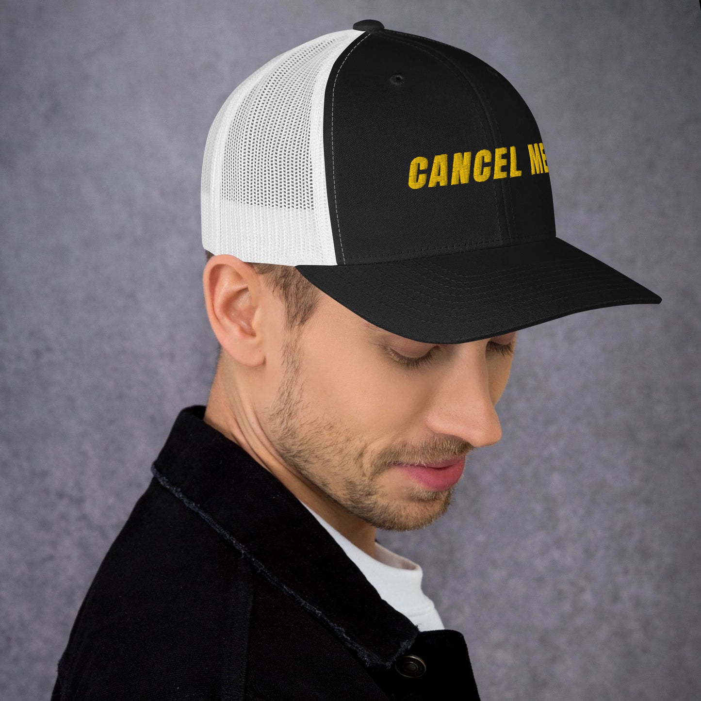 Cancel Me Embroidered Trucker Cap