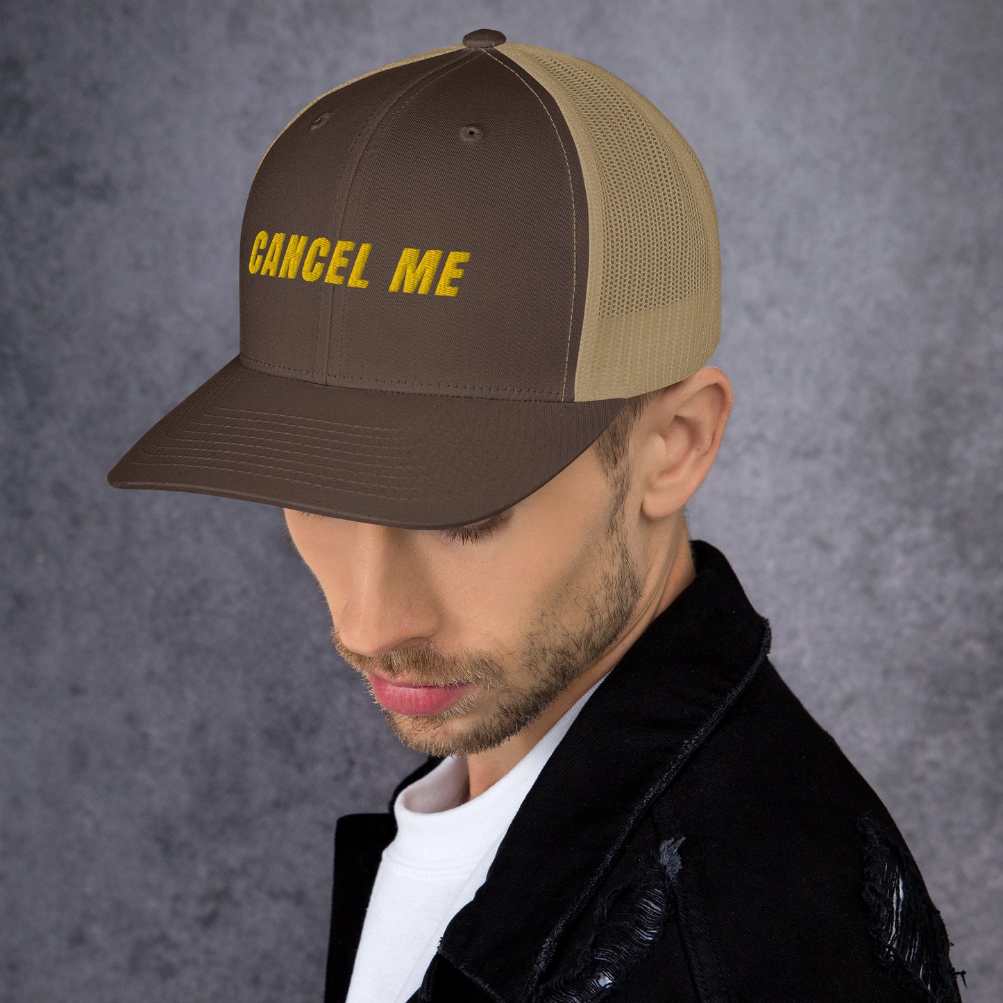 Cancel Me Embroidered Trucker Cap