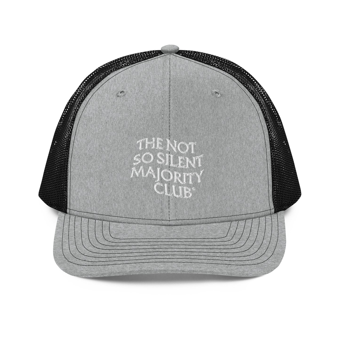 The Not So Silent Embroidered Trucker Cap