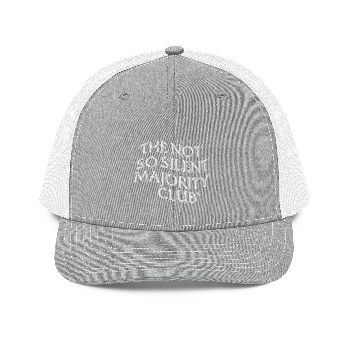 The Not So Silent Embroidered Trucker Cap