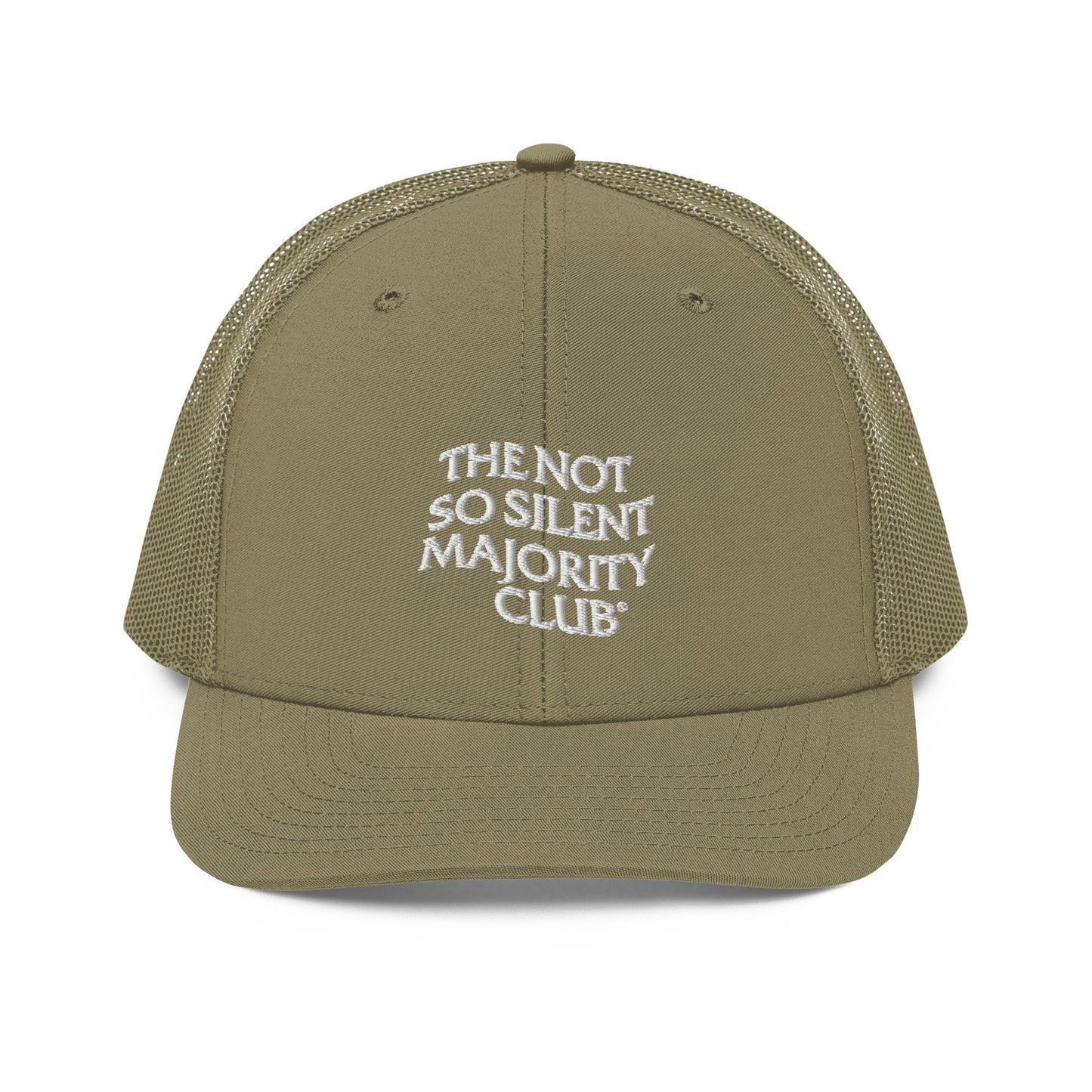 The Not So Silent Embroidered Trucker Cap