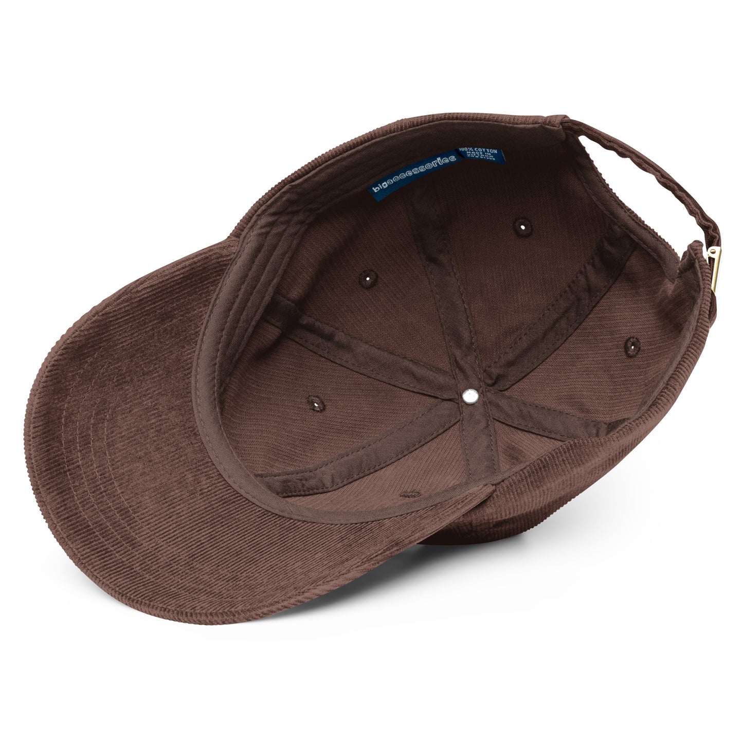 Vintage Corduroy Not So Silent Embroidered Cap